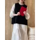 Elasticity Pleated Solid Color Split-Joint Zipper High Waisted Long Sleeves V-Neck Midi Dresses Elasticity Pleated Solid Color Split-Joint Zipper High Waisted Long Sleeves V-Neck Midi Dresses