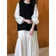 Elasticity Pleated Solid Color Split-Joint Zipper High Waisted Long Sleeves V-Neck Midi Dresses Elasticity Pleated Solid Color Split-Joint Zipper High Waisted Long Sleeves V-Neck Midi Dresses
