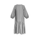 Elasticity Pleated Solid Color Split-Joint Zipper High Waisted Long Sleeves V-Neck Midi Dresses Elasticity Pleated Solid Color Split-Joint Zipper High Waisted Long Sleeves V-Neck Midi Dresses