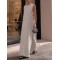 Loose Sleeveless Solid Color Split-Side Round-Neck Maxi Dresses