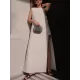 Loose Sleeveless Solid Color Split-Side Round-Neck Maxi Dresses Loose Sleeveless Solid Color Split-Side Round-Neck Maxi Dresses