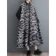 Buttoned Contrast Color Printed A-Line Long Sleeves Lapel Shirt Dress Midi Dresses Buttoned Contrast Color Printed A-Line Long Sleeves Lapel Shirt Dress Midi Dresses