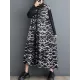 Buttoned Contrast Color Printed A-Line Long Sleeves Lapel Shirt Dress Midi Dresses Buttoned Contrast Color Printed A-Line Long Sleeves Lapel Shirt Dress Midi Dresses