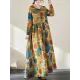 Pleated Polka-Dot Split-Joint A-Line Long Sleeves Round-Neck Maxi Dresses Pleated Polka-Dot Split-Joint A-Line Long Sleeves Round-Neck Maxi Dresses