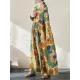 Pleated Polka-Dot Split-Joint A-Line Long Sleeves Round-Neck Maxi Dresses Pleated Polka-Dot Split-Joint A-Line Long Sleeves Round-Neck Maxi Dresses
