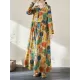 Pleated Polka-Dot Split-Joint A-Line Long Sleeves Round-Neck Maxi Dresses Pleated Polka-Dot Split-Joint A-Line Long Sleeves Round-Neck Maxi Dresses