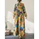 Pleated Polka-Dot Split-Joint A-Line Long Sleeves Round-Neck Maxi Dresses Pleated Polka-Dot Split-Joint A-Line Long Sleeves Round-Neck Maxi Dresses
