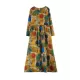 Pleated Polka-Dot Split-Joint A-Line Long Sleeves Round-Neck Maxi Dresses Pleated Polka-Dot Split-Joint A-Line Long Sleeves Round-Neck Maxi Dresses