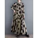 Buttoned Pleated Polka-Dot Split-Joint A-Line Long Sleeves Stand Collar Shirt Dress Maxi Dresses Buttoned Pleated Polka-Dot Split-Joint A-Line Long Sleeves Stand Collar Shirt Dress Maxi Dresses