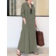 Original Solid Color Lapel Shirt Dress Original Solid Color Lapel Shirt Dress