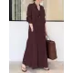 Original Solid Color Lapel Shirt Dress Original Solid Color Lapel Shirt Dress