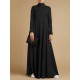 Casual Loose 4 Colors High-Neck Long Sleeves Maxi Dress Casual Loose 4 Colors High-Neck Long Sleeves Maxi Dress