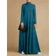 Casual Loose 4 Colors High-Neck Long Sleeves Maxi Dress Casual Loose 4 Colors High-Neck Long Sleeves Maxi Dress
