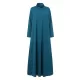 Casual Loose 4 Colors High-Neck Long Sleeves Maxi Dress Casual Loose 4 Colors High-Neck Long Sleeves Maxi Dress
