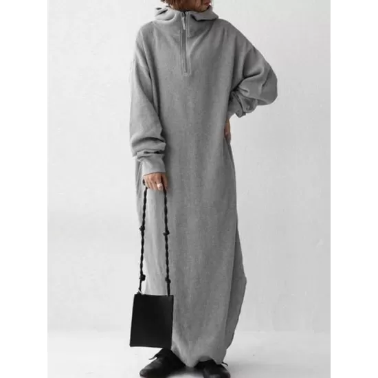 Simple Loose 2 Colors Long Dress Simple Loose 2 Colors Long Dress