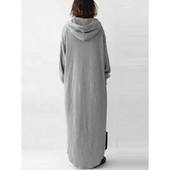Simple Loose 2 Colors Long Dress Simple Loose 2 Colors Long Dress