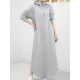 Simple Loose 2 Colors Long Dress Simple Loose 2 Colors Long Dress