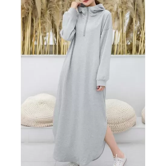 Simple Loose 2 Colors Long Dress Simple Loose 2 Colors Long Dress