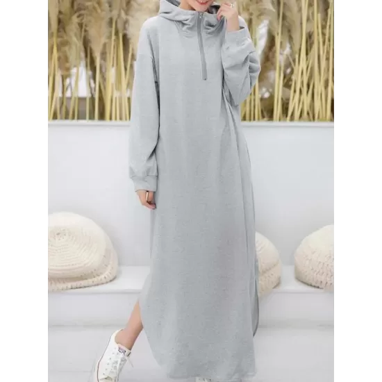 Simple Loose 2 Colors Long Dress Simple Loose 2 Colors Long Dress