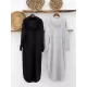Simple Loose 2 Colors Long Dress Simple Loose 2 Colors Long Dress