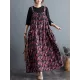 Artistic Retro Ramie Cotton Loose 3 Colors Floral Printed Square-Neck Sleeveless Strap Dress Artistic Retro Ramie Cotton Loose 3 Colors Floral Printed Square-Neck Sleeveless Strap Dress