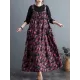 Artistic Retro Ramie Cotton Loose 3 Colors Floral Printed Square-Neck Sleeveless Strap Dress Artistic Retro Ramie Cotton Loose 3 Colors Floral Printed Square-Neck Sleeveless Strap Dress