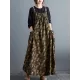 Artistic Retro Ramie Cotton Loose 3 Colors Floral Printed Square-Neck Sleeveless Strap Dress Artistic Retro Ramie Cotton Loose 3 Colors Floral Printed Square-Neck Sleeveless Strap Dress