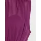 Urban Solid Color High Waisted Falbala Maxi Dress Urban Solid Color High Waisted Falbala Maxi Dress