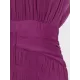 Urban Solid Color High Waisted Falbala Maxi Dress Urban Solid Color High Waisted Falbala Maxi Dress