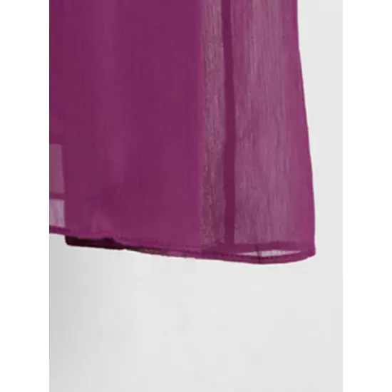 Urban Solid Color High Waisted Falbala Maxi Dress Urban Solid Color High Waisted Falbala Maxi Dress
