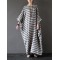 Vintage Loose Striped Dress