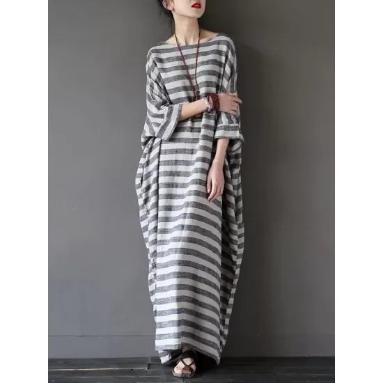 Vintage Loose Striped Dress Vintage Loose Striped Dress
