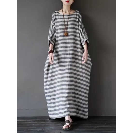 Vintage Loose Striped Dress Vintage Loose Striped Dress
