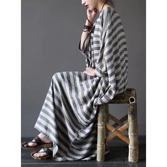 Vintage Loose Striped Dress Vintage Loose Striped Dress