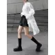 Loose Original Designed Irregular Puff Shirt Dress Loose Original Designed Irregular Puff Shirt Dress