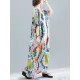 Vintage Loose Tie-Dyed Batwing Sleeves V-Neck Maxi Dress Vintage Loose Tie-Dyed Batwing Sleeves V-Neck Maxi Dress