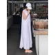 Casual Cotton Sleeveless Long Dress Casual Cotton Sleeveless Long Dress