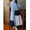 Loose Split-joint A-line Long Dress