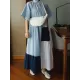 Loose Split-joint A-line Long Dress Loose Split-joint A-line Long Dress
