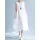 New Artistic Solid Sleeveless Dress New Artistic Solid Sleeveless Dress