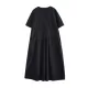 Pleated Solid Color Split-Joint Loose Short Sleeves V-Neck Midi Dresses Pleated Solid Color Split-Joint Loose Short Sleeves V-Neck Midi Dresses