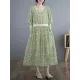 Hollow Pleated Printed Split-Joint Loose Short Sleeves Round-Neck Midi Dresses Hollow Pleated Printed Split-Joint Loose Short Sleeves Round-Neck Midi Dresses
