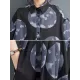Polka-Dot Loose Short Sleeves Lapel Collar Midi Dresses Polka-Dot Loose Short Sleeves Lapel Collar Midi Dresses