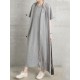 Pleated Solid Color Split-Joint Loose Short Sleeves Round-Neck Midi Dresses Pleated Solid Color Split-Joint Loose Short Sleeves Round-Neck Midi Dresses