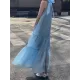 Solid Color Loose Sleeveless Halter-Neck Midi Dresses Solid Color Loose Sleeveless Halter-Neck Midi Dresses