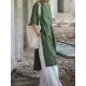 Fringed Solid Color Split-Side Half Sleeves Round-Neck Midi Dresses Fringed Solid Color Split-Side Half Sleeves Round-Neck Midi Dresses