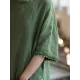 Fringed Solid Color Split-Side Half Sleeves Round-Neck Midi Dresses Fringed Solid Color Split-Side Half Sleeves Round-Neck Midi Dresses