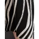 Striped Loose Sleeveless Stand Collar Midi Dresses Striped Loose Sleeveless Stand Collar Midi Dresses