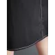 Asymmetric Pleated Pockets Solid Color Split-Joint A-line Loose Round-neck Midi Dresses Asymmetric Pleated Pockets Solid Color Split-Joint A-line Loose Round-neck Midi Dresses