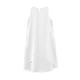 Solid Color High-Low Loose Round-Neck Midi Dresses Solid Color High-Low Loose Round-Neck Midi Dresses